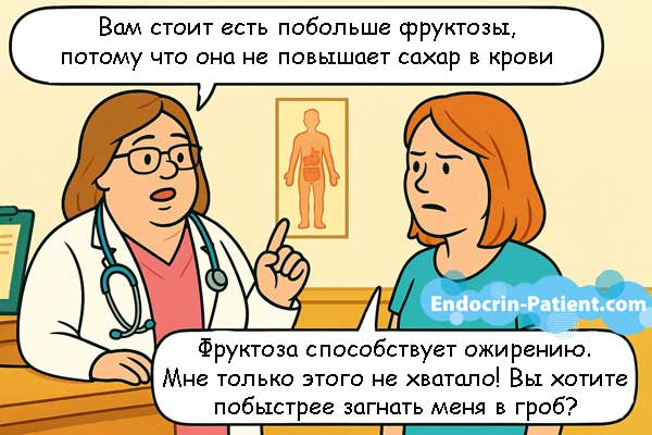 Фруктоза при диабете: за и против Фруктоза при диабете: за и против